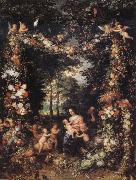The Holy Family Jan Brueghel